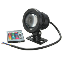 Load image into Gallery viewer, 10W RGB Underwater LED Light Waterproof Spotlight Landscape Lighting Fountain Pool Lamp Decor With 24 Keys Remote Control