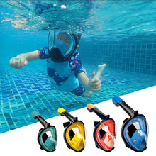 Load image into Gallery viewer, 2019 Full Face Snorkeling Masks Panoramic View Anti-fog Anti-Leak Swimming Snorkel Scuba Underwater Diving Mask GoPro Compatible
