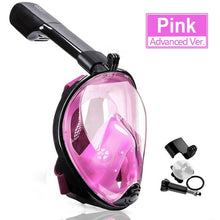 Load image into Gallery viewer, 2019 New Diving Mask Scuba Mask Underwater Anti Fog Full Face Snorkeling Mask Women Men Kids  Swimming Snorkel Diving Equipment