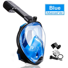 Load image into Gallery viewer, 2019 New Diving Mask Scuba Mask Underwater Anti Fog Full Face Snorkeling Mask Women Men Kids  Swimming Snorkel Diving Equipment