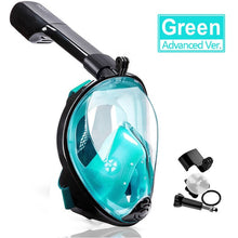 Load image into Gallery viewer, 2019 New Diving Mask Scuba Mask Underwater Anti Fog Full Face Snorkeling Mask Women Men Kids  Swimming Snorkel Diving Equipment
