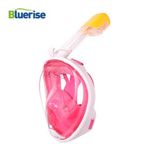 Load image into Gallery viewer, BLUERISE Anti-fog Swimming Mask Full Face Diving Mask Tube Snorkel Scuba Mask Children Adults Underwater Swim Diving Equipment