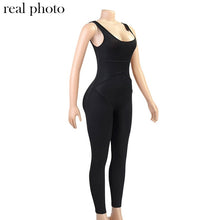 Load image into Gallery viewer, Simenual Ribbed Casual Workout Rompers Womens Jumpsuit Backless Sleeveless Fitness Active Wear Bodycon Fashion Jumpsuits Summer
