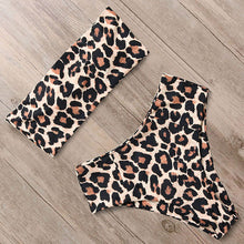 Load image into Gallery viewer, RUUHEE Bandage Bikini Swimwear Women Swimsuit High Waist Bikini Set 2020 Bathing Suit Push Up Maillot De Bain Femme Beachwear