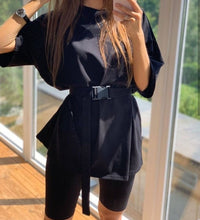 Load image into Gallery viewer, Wixra Womens Suits Leisure Wear Suit With Sashes Short Sleeve Tee+Shorts Casual Wear Womens Two Pieces Sets Summer