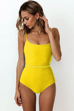 Load image into Gallery viewer, Caze Kyts 2020 women's swimsuit solid color special cloth belt one piece bikini essential new for summer seaside play NEW