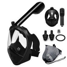 Load image into Gallery viewer, Diving Mask Underwater Scuba Anti Fog Full Face Diving Mask Snorkeling Set with Anti-skid Ring Snorkel 2018 New Arrival