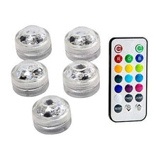 Load image into Gallery viewer, IP68 Waterproof Battery Operated Multi Color Submersible LED Underwater Light for Fish Tank Pond Swimming Pool Wedding Party