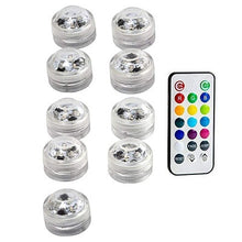 Load image into Gallery viewer, IP68 Waterproof Battery Operated Multi Color Submersible LED Underwater Light for Fish Tank Pond Swimming Pool Wedding Party