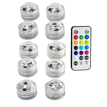 Load image into Gallery viewer, IP68 Waterproof Battery Operated Multi Color Submersible LED Underwater Light for Fish Tank Pond Swimming Pool Wedding Party