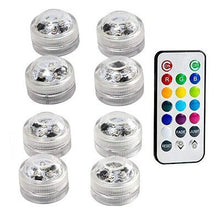 Load image into Gallery viewer, Waterproof SMD3528 Submersible LED Lights RGB Underwater Night Lamp Wedding Tea Light Vase Bowl Party Christmas Decoration light
