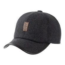 Load image into Gallery viewer, Autumn Winter Men Casual Hat Thicken Spring, Fall, Fashion Warm Eagle Logo, Letters Logo Baseball Solid Cap
