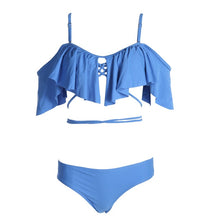 Load image into Gallery viewer, New Ruffle Bikini Girl Bandeau Swimsuit Flouncing Swimwear Sexy Swim Bathing Suit Mailot De Bain Plavky Swimming Suit for Women