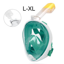 Load image into Gallery viewer, 2019 Full Face Snorkeling Masks Panoramic View Anti-fog Anti-Leak Swimming Snorkel Scuba Underwater Diving Mask GoPro Compatible