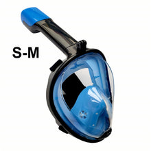 Load image into Gallery viewer, 2019 Full Face Snorkeling Masks Panoramic View Anti-fog Anti-Leak Swimming Snorkel Scuba Underwater Diving Mask GoPro Compatible