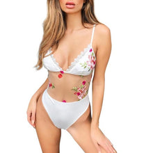 Load image into Gallery viewer, 2019 Women Sexy Bikini Swimwear Ruffle Bikini Set High/Low Waist Padded Bra G-string Split Swimsuit Beachwear Bikinis Set