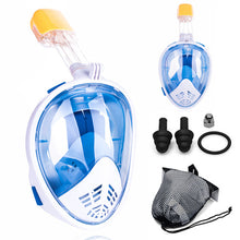 Load image into Gallery viewer, 2019 New Underwater Scuba Anti Fog Full Face Diving Mask Snorkeling Set Respiratory masks Safe and waterproof Swimming Equipment