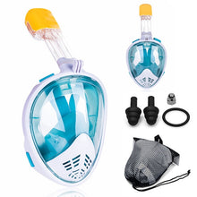 Load image into Gallery viewer, 2019 New Underwater Scuba Anti Fog Full Face Diving Mask Snorkeling Set Respiratory masks Safe and waterproof Swimming Equipment