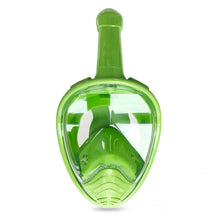 Load image into Gallery viewer, Anti-fog Snorkeling Tool Adjustable Non-toxic Diving Mask Silicone Beach Full Face 180 Degree Sealed Underwater Children
