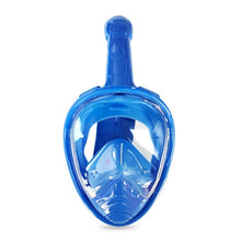 Load image into Gallery viewer, Anti-fog Snorkeling Tool Adjustable Non-toxic Diving Mask Silicone Beach Full Face 180 Degree Sealed Underwater Children
