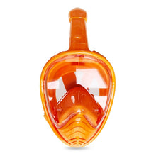 Load image into Gallery viewer, Anti-fog Snorkeling Tool Adjustable Non-toxic Diving Mask Silicone Beach Full Face 180 Degree Sealed Underwater Children
