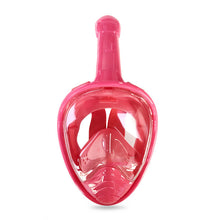 Load image into Gallery viewer, Anti-fog Snorkeling Tool Adjustable Non-toxic Diving Mask Silicone Beach Full Face 180 Degree Sealed Underwater Children
