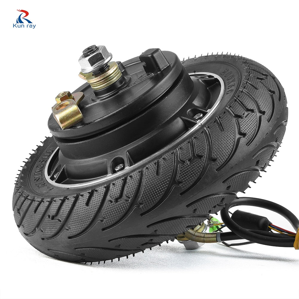 24V 36V 48V 350W 500W Hub Motor Scooter Brushless Toothless  Electric Scooter Hub Wheel Motor 8 Inch