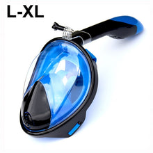 Load image into Gallery viewer, 2019 Full Face Snorkeling Masks Panoramic View Anti-fog Anti-Leak Swimming Snorkel Scuba Underwater Diving Mask GoPro Compatible
