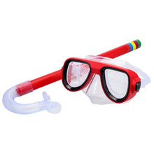 Load image into Gallery viewer, Kids Underwater Accessories Set Diving Goggle Mask Breathing Tube Shockproof Anti-fog Swimming Glasses Band Snorkeling
