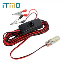 Load image into Gallery viewer, 12V Fishing Light 48 LEDs Underwater Fishing Light Lures Fish Finder Lamp Attracts Fish Underwater Night Lights
