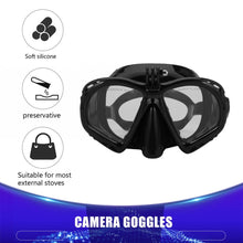 Load image into Gallery viewer, Hot Dropship Professional Underwater Camera Diving Mask Scuba Snorkel Swimming Goggles for  Xiaomi SJCAM Sports Camera
