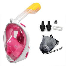 Load image into Gallery viewer, Diving Swimming Mask Full Face Snorkeling Mask Underwater Anti Fog Snorkel Mask Full Face Scuba Diving Equipment Women Men Kids
