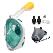 Load image into Gallery viewer, Diving Swimming Mask Full Face Snorkeling Mask Underwater Anti Fog Snorkel Mask Full Face Scuba Diving Equipment Women Men Kids
