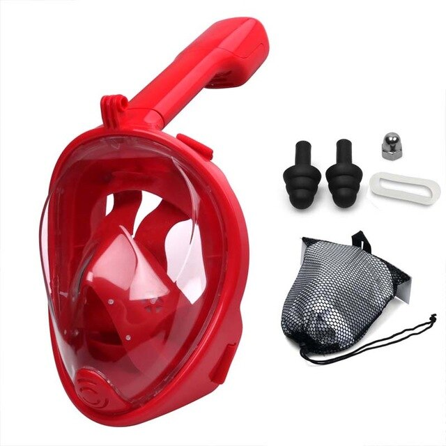 Diving Swimming Mask Full Face Snorkeling Mask Underwater Anti Fog Snorkel Mask Full Face Scuba Diving Equipment Women Men Kids