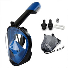 Load image into Gallery viewer, Diving Swimming Mask Full Face Snorkeling Mask Underwater Anti Fog Snorkel Mask Full Face Scuba Diving Equipment Women Men Kids
