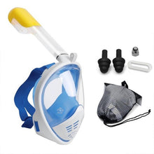 Load image into Gallery viewer, Diving Swimming Mask Full Face Snorkeling Mask Underwater Anti Fog Snorkel Mask Full Face Scuba Diving Equipment Women Men Kids
