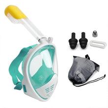 Load image into Gallery viewer, Diving Swimming Mask Full Face Snorkeling Mask Underwater Anti Fog Snorkel Mask Full Face Scuba Diving Equipment Women Men Kids
