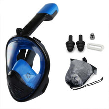 Load image into Gallery viewer, Diving Swimming Mask Full Face Snorkeling Mask Underwater Anti Fog Snorkel Mask Full Face Scuba Diving Equipment Women Men Kids
