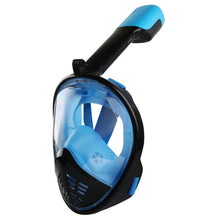 Load image into Gallery viewer, Adult Kid Full Face Diving Snorkel Mask 180 Panoramic Anti Fog Snorkeling Mask Underwater Scuba Swimming Mask Safe Waterproof
