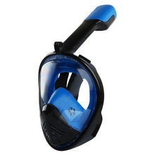 Load image into Gallery viewer, Adult Kid Full Face Diving Snorkel Mask 180 Panoramic Anti Fog Snorkeling Mask Underwater Scuba Swimming Mask Safe Waterproof
