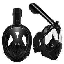 Load image into Gallery viewer, Adult Kid Full Face Diving Snorkel Mask 180 Panoramic Anti Fog Snorkeling Mask Underwater Scuba Swimming Mask Safe Waterproof
