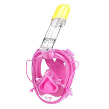 Load image into Gallery viewer, 2019 New Diving Mask Soft Nose Upgraded Full Face Scuba Mask One-piece Gasbag Underwater Anti-fog Snorkeling Mask For Kid Adults
