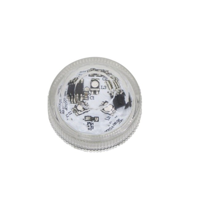 RGB LED Underwater Submersible Lights Round Candle Light Fountain Pond Swimming Pool Underwater Light for Indoor Outdoor