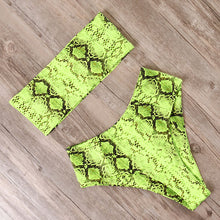 Load image into Gallery viewer, RUUHEE Bandage Bikini Swimwear Women Swimsuit High Waist Bikini Set 2020 Bathing Suit Push Up Maillot De Bain Femme Beachwear
