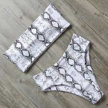 Load image into Gallery viewer, RUUHEE Bandage Bikini Swimwear Women Swimsuit High Waist Bikini Set 2020 Bathing Suit Push Up Maillot De Bain Femme Beachwear
