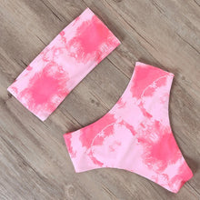 Load image into Gallery viewer, RUUHEE Bandage Bikini Swimwear Women Swimsuit High Waist Bikini Set 2020 Bathing Suit Push Up Maillot De Bain Femme Beachwear
