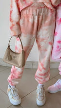 Load image into Gallery viewer, Women Tie Dye Sports Tracksuit Two Pieces Sets Sleeveless Vest Summer Tank Tops + Jogging Athletics Pants Drawstring Trouser
