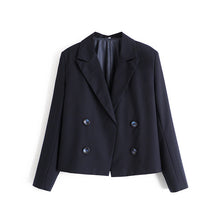 Load image into Gallery viewer, toppies office ladies two piece set summer short suit sets womens blazer jacket high waist shorts
