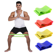 Load image into Gallery viewer, 4 Levels Natural Latex Resistance Bands Fitness Exercise Equipment Body Building Latex Pull Rope Fitness Yoga Strength Band NEW
