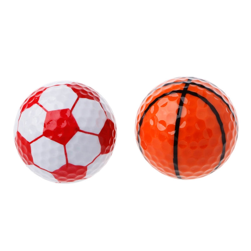 Creative Golf Balls Football Basketball Style Airflow Practice Toy Durable #20/29W